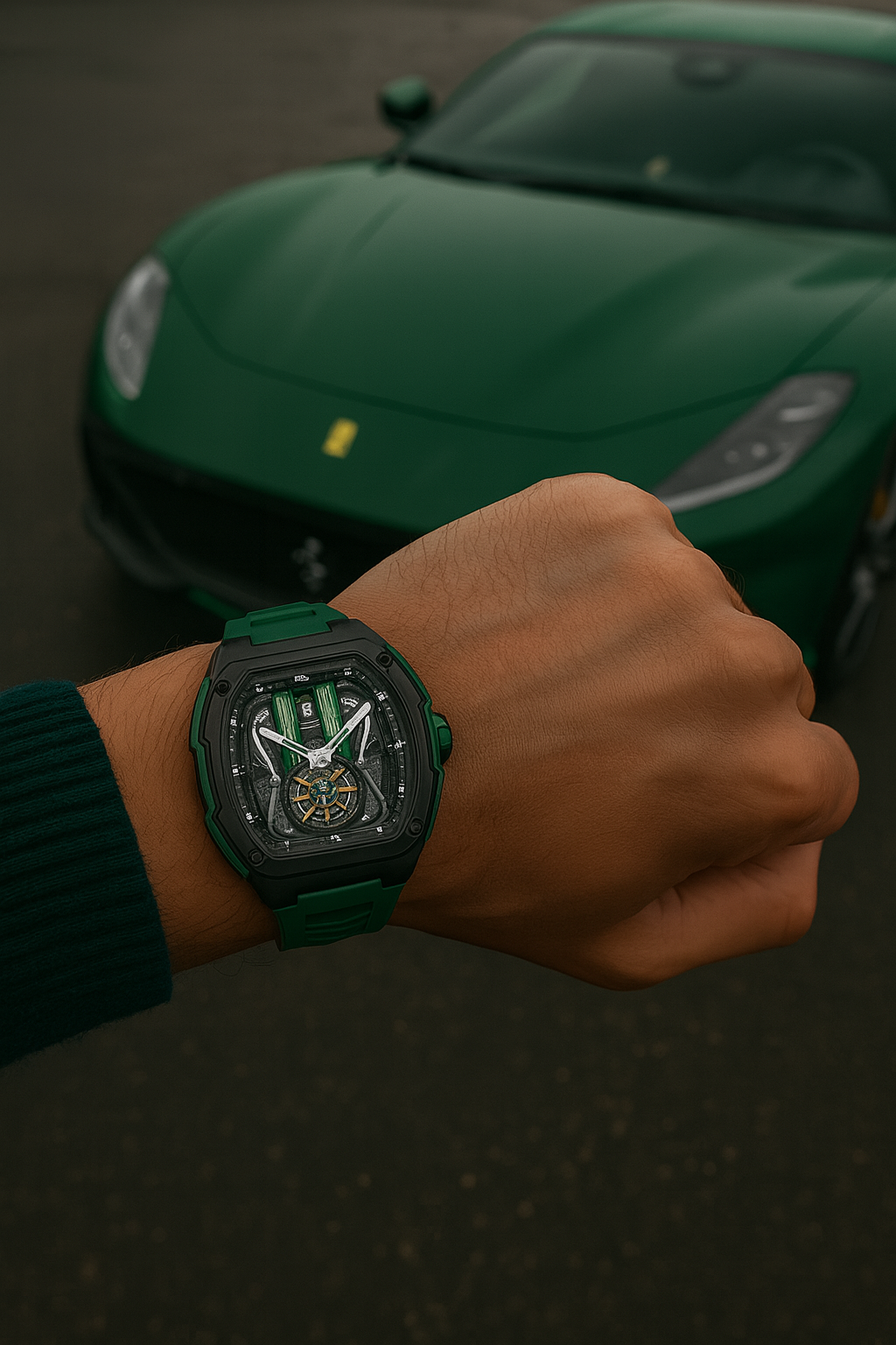 NitroSport Watches Green – Daytona Edition