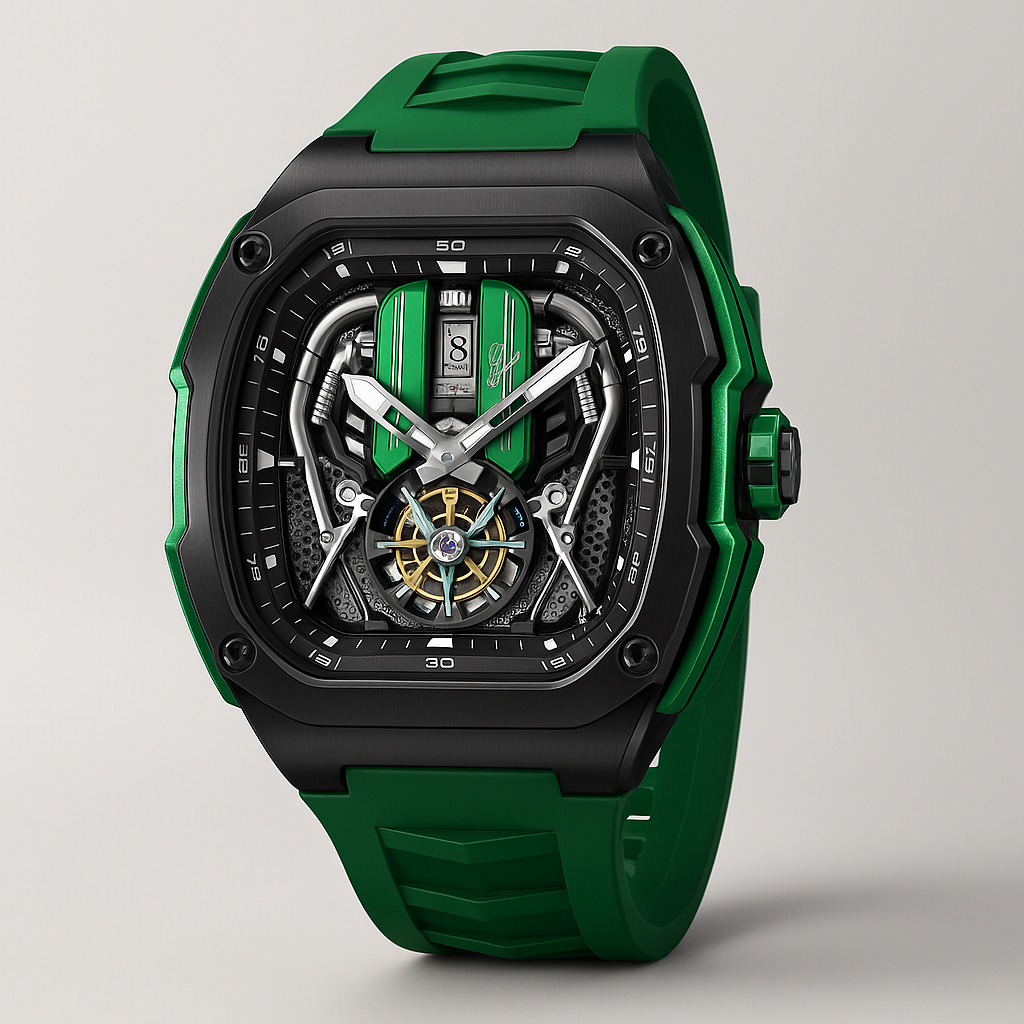 NitroSport Watches Green – Daytona Edition