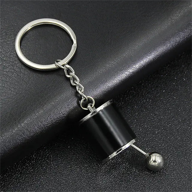 Gear Shift Key Chain for Car Modification - Metal Pendant