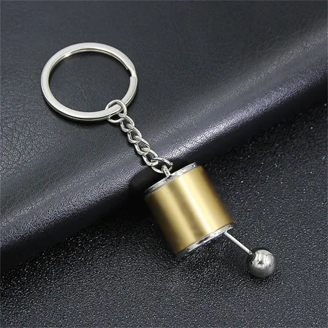 Gear Shift Key Chain for Car Modification - Metal Pendant