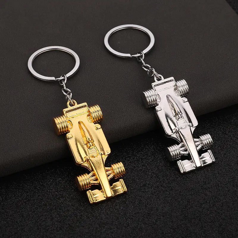 F1 Car Keychain Gift - Creative 3D Metal Pendant