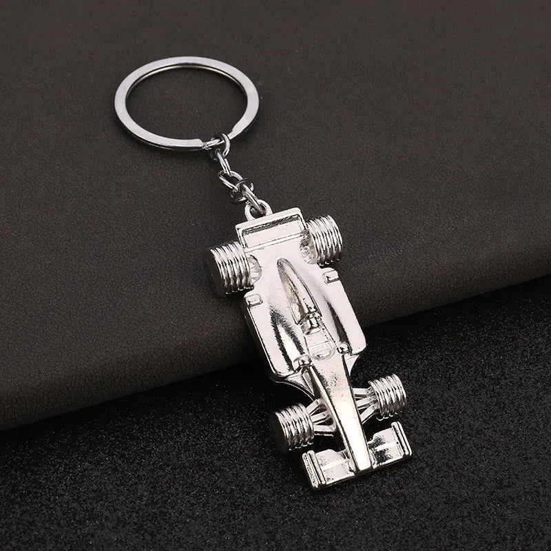 F1 Car Keychain Gift - Creative 3D Metal Pendant