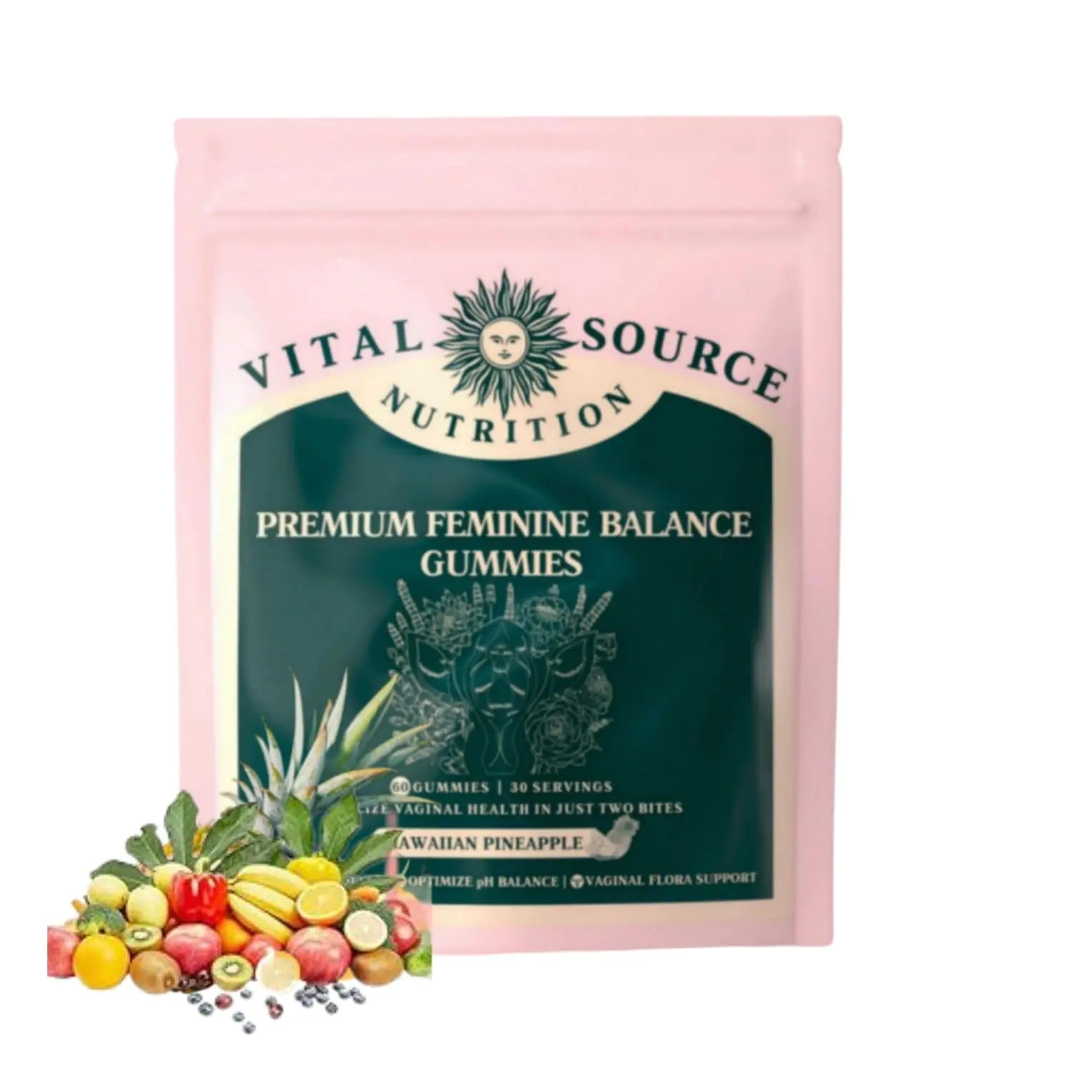 Feminine Balance Gummies for Women- Quality Female Health and Wellness for Women- Immunisation Support 60 Gummies L